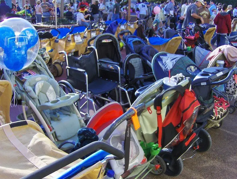 Disney stroller parking