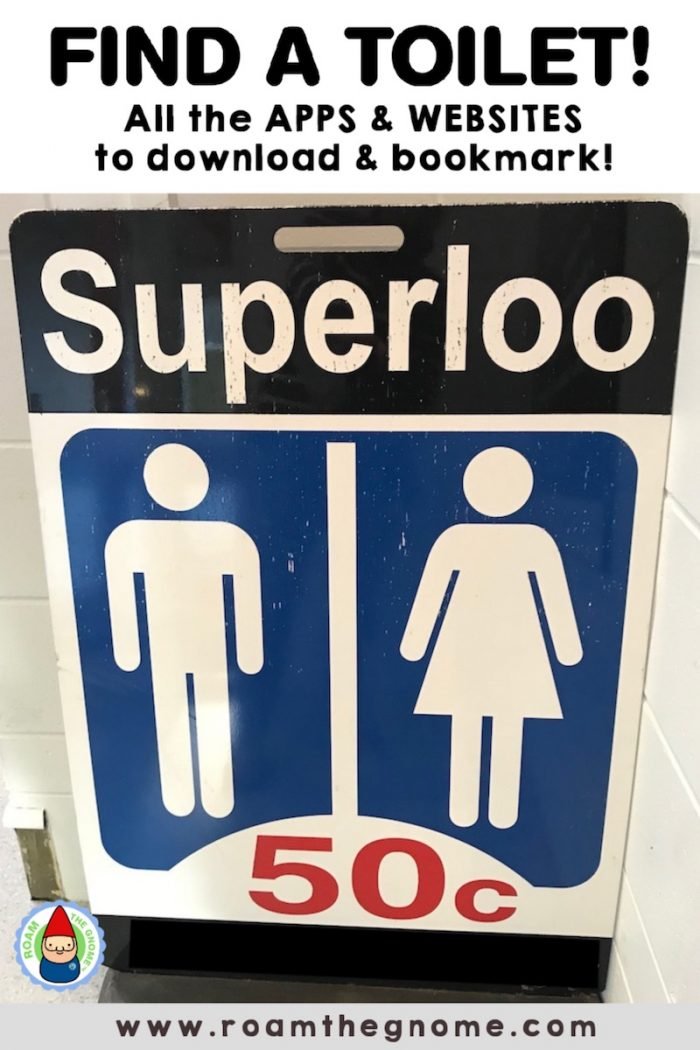 FIND THE NEAREST PUBLIC TOILET, QUICK SMART!