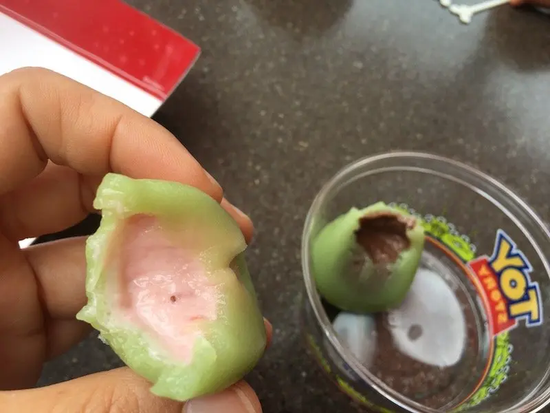 alien mochi dumplings custard inside pic