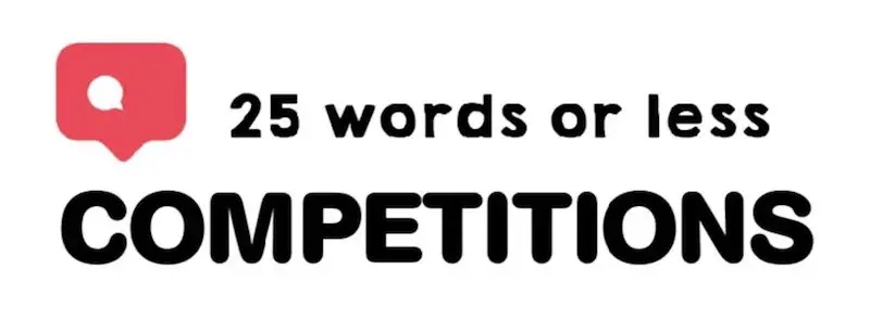 best competition websites 25 words or less