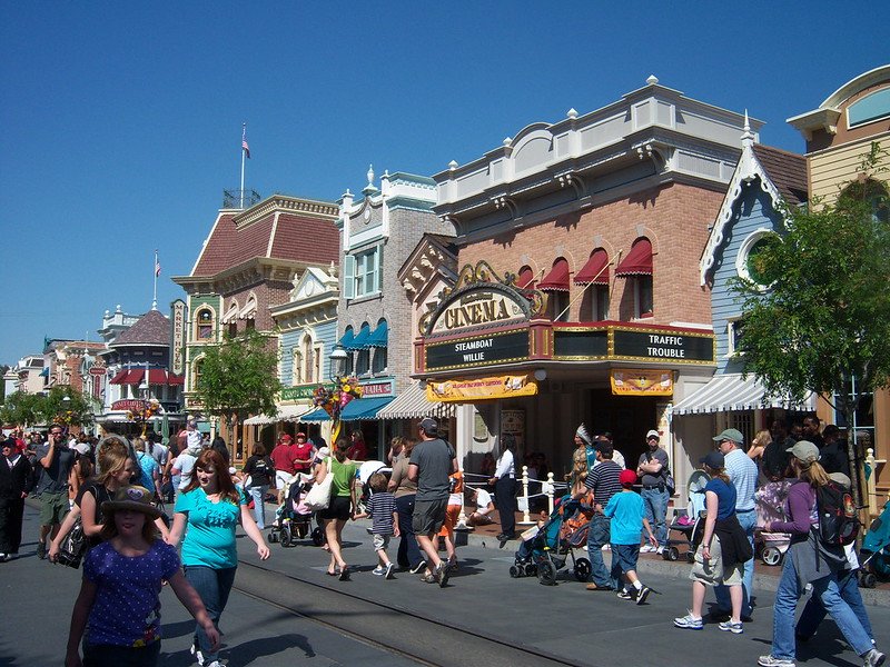 disneyland main street by loren javier