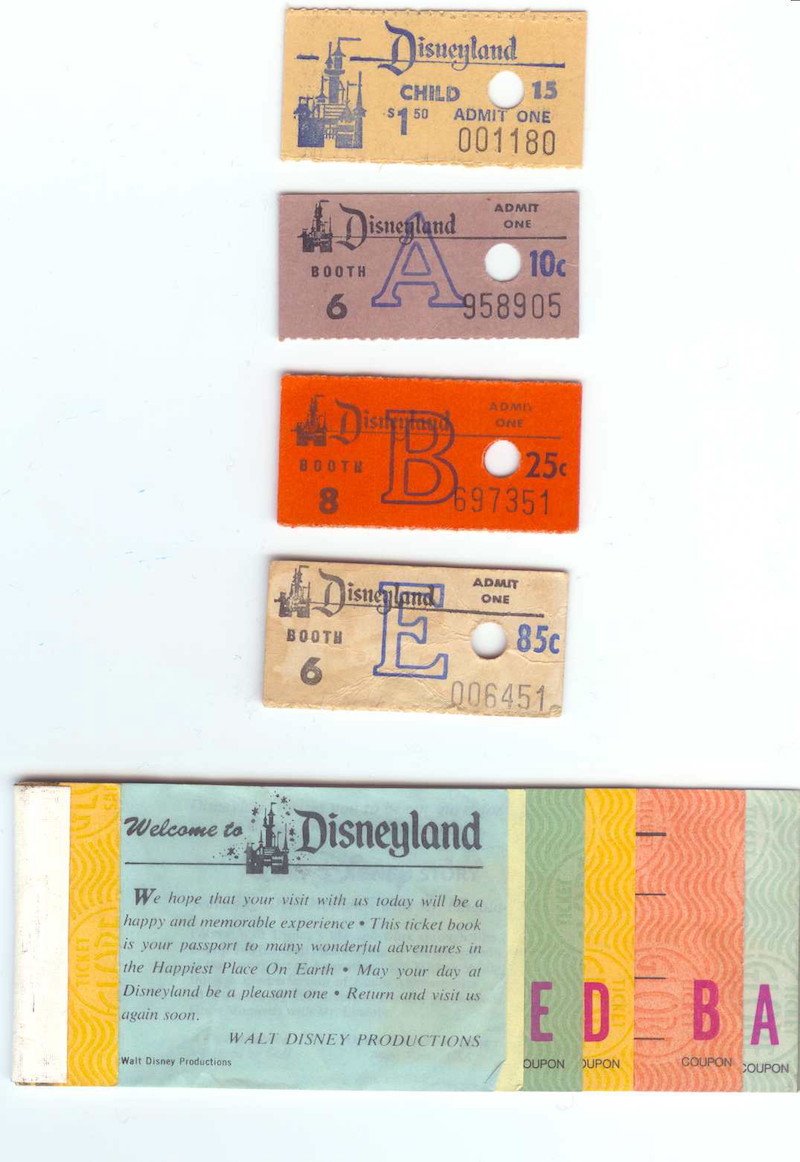 first time at disneyland tickets by cory doctorow 