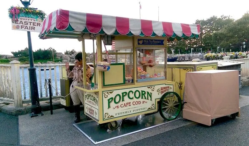 disneysea milk tea popcorn cart by sstrieu 