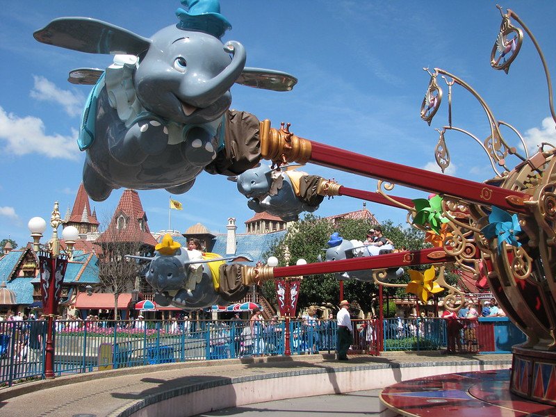 dumbo the flying elephant ride by chris harrison