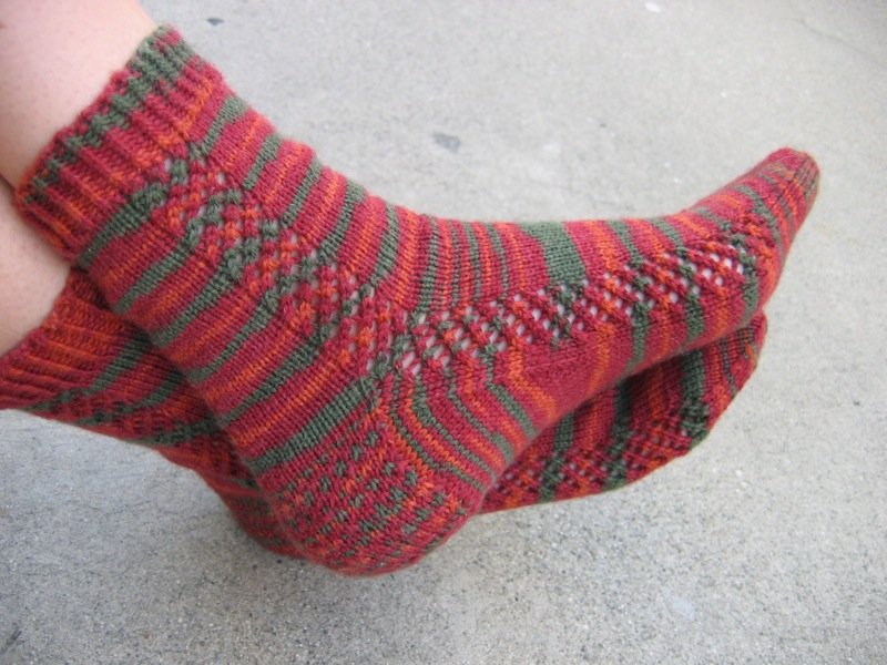 knitted socks by star athena 