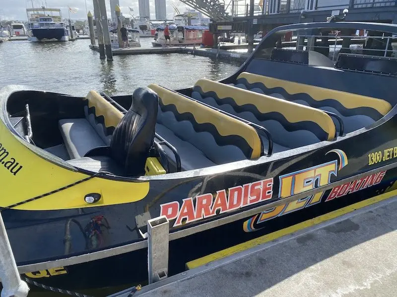 paradise jet boat gold coast