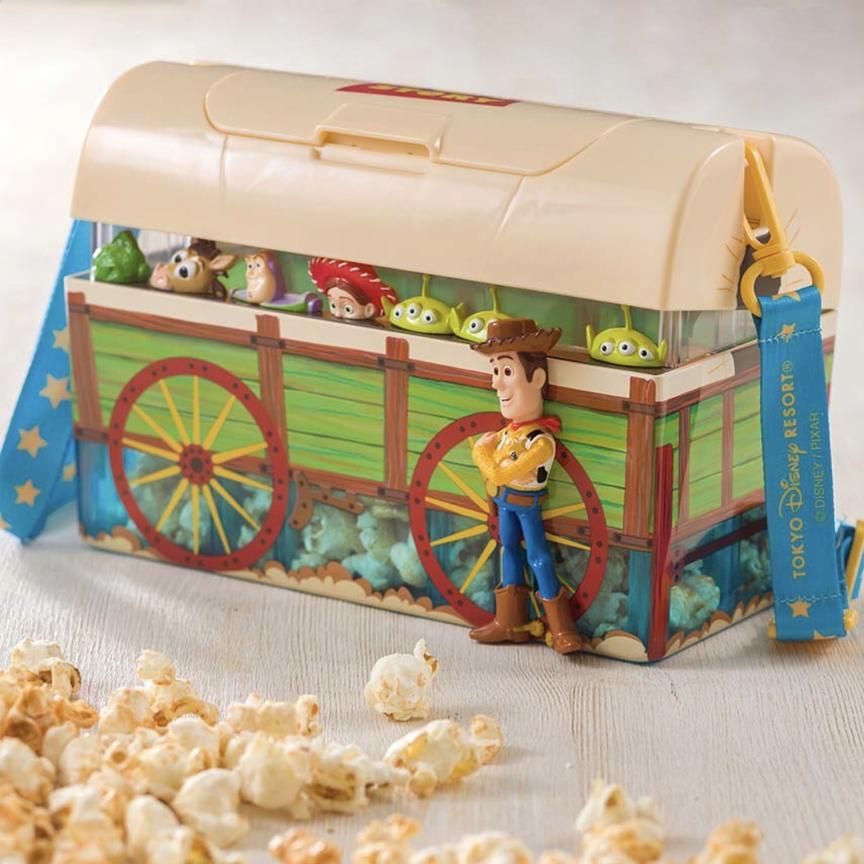 Popcorn Bucket Christmas 2019 Mickey Minnie Tokyo Disney sea Limited Used Japan 