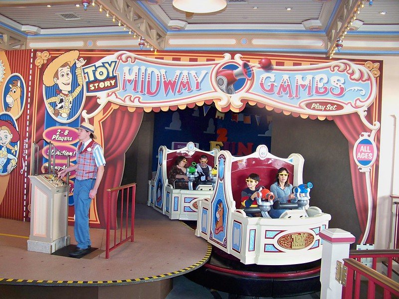 toy story midway mania ride pic by loren javier