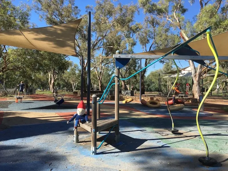 black mountain peninsula playground canberra overview pic