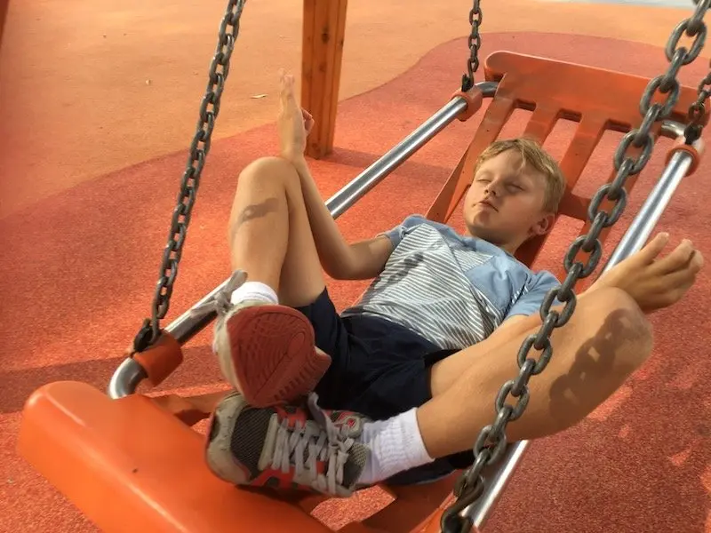 boundless playground all abilities swing