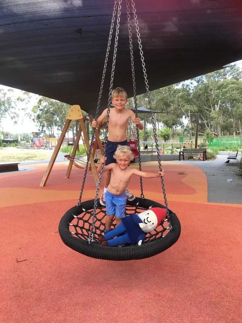 boundless playground canberra net swing pic