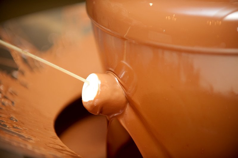 chocolate fondue dipper ideas by derek van vliet 