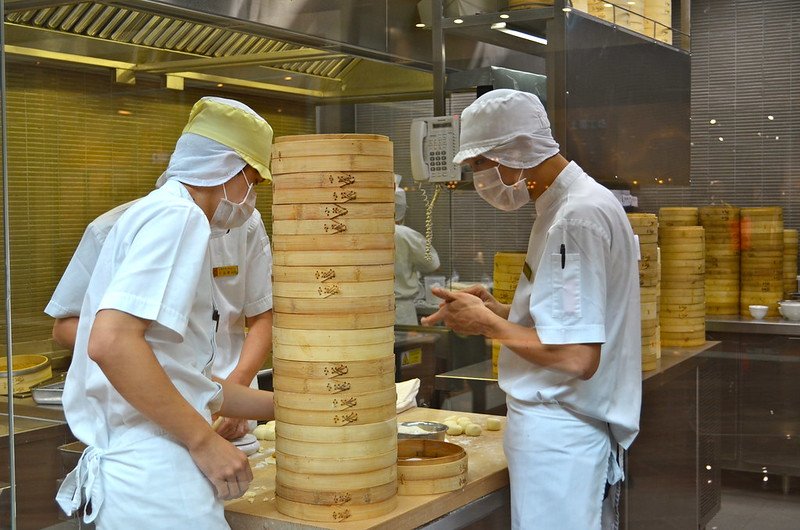 din tai fung restaurant viewing window by studio sarah lou