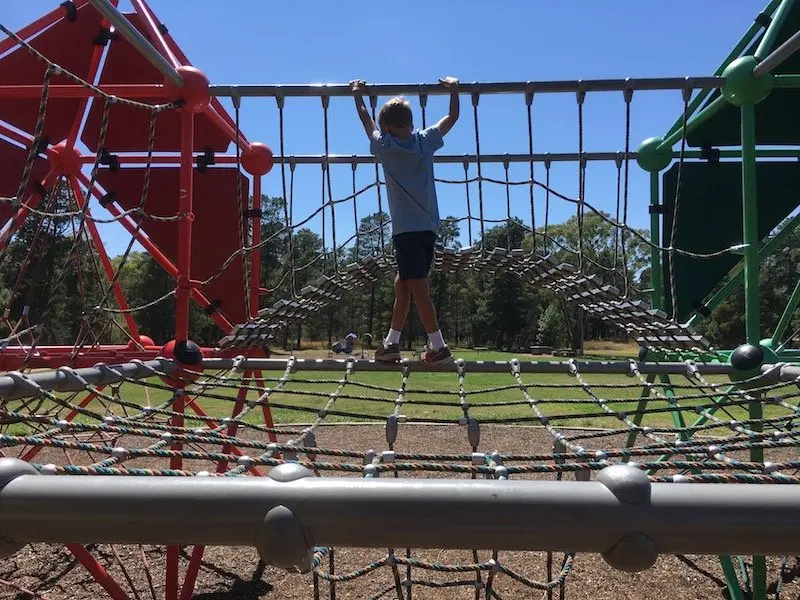 fadden pines playground fort netting pic