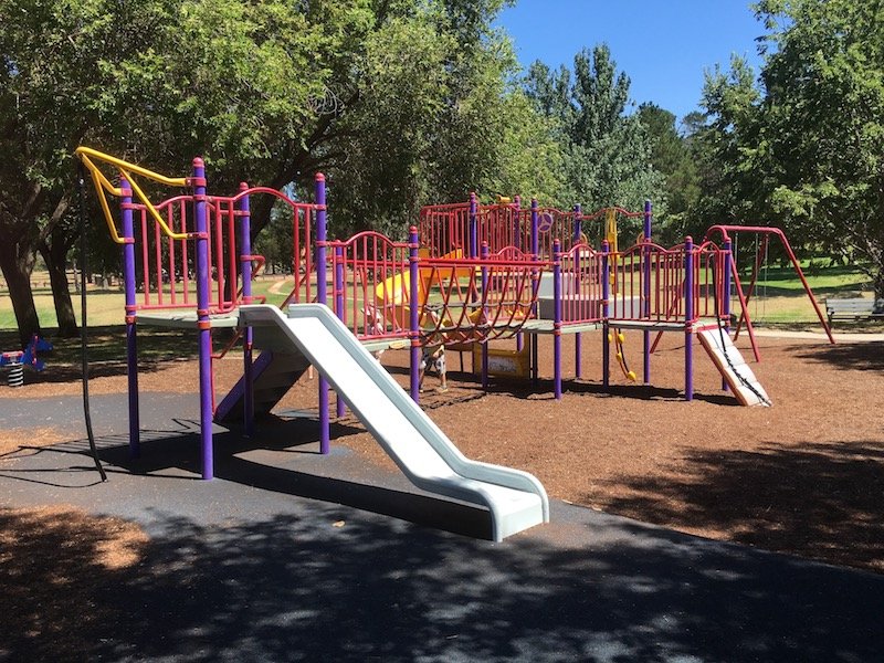 fadden pines playground canberra toddler fort pic