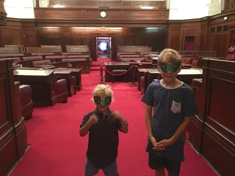 old parliament house museum interior pic