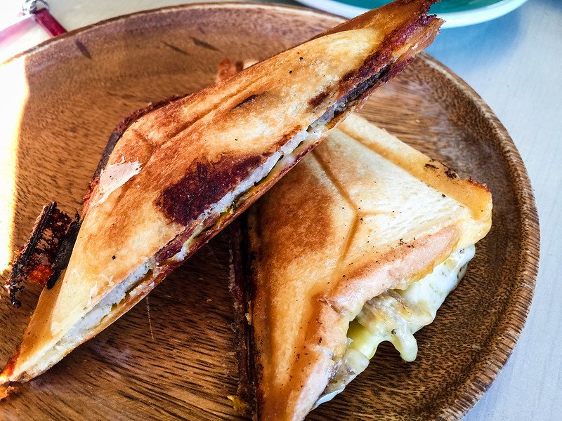 pulled pork jaffle in melbourne by katherine lim