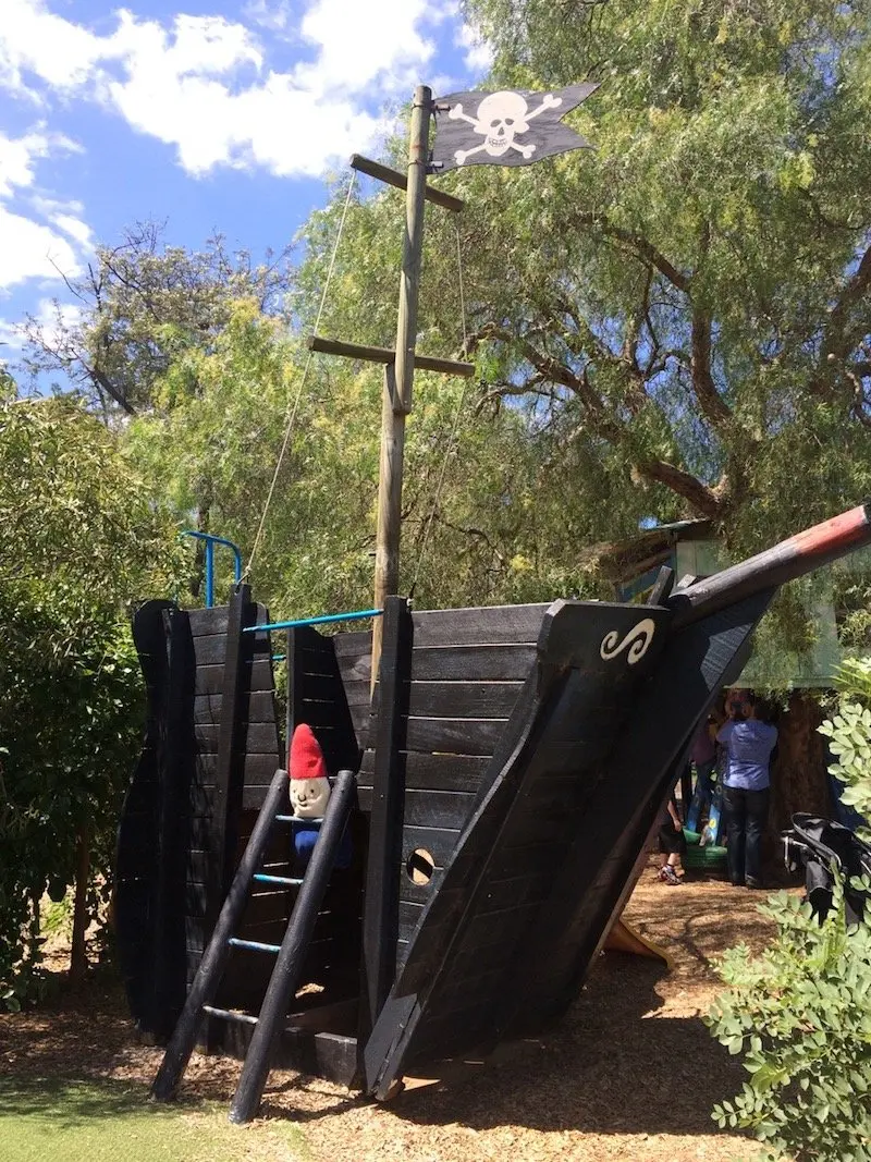 st kilda adventure playground melbourne pirate ship pic