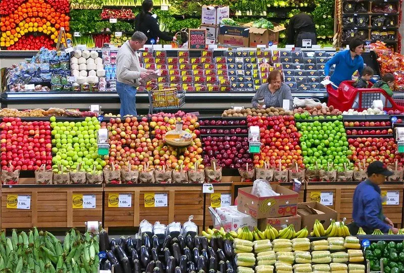 supermarket fruit aisles by dean hochman