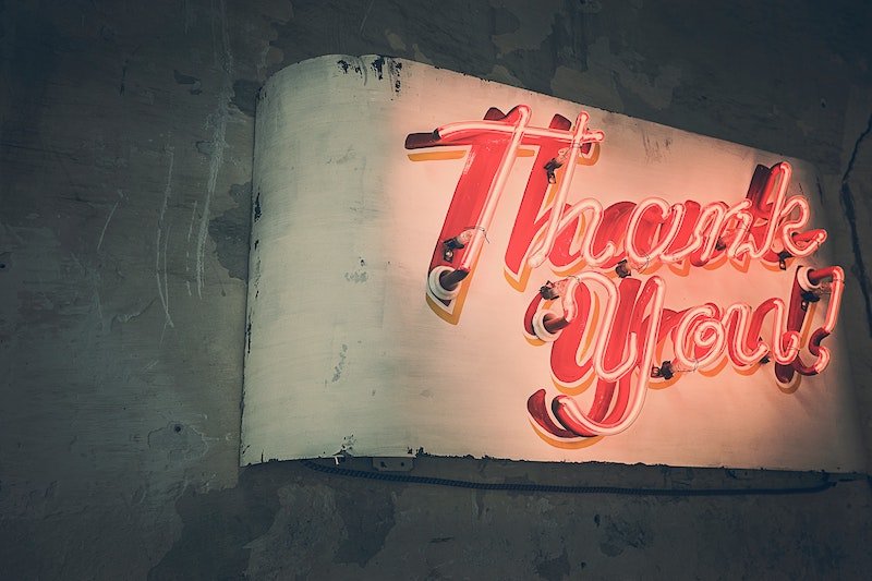 thank you sign by gratisography pexels light-sign-typography-lighting-519