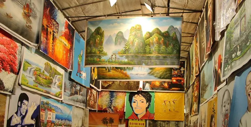 what to buy at temple street night market - art by sarah stierch