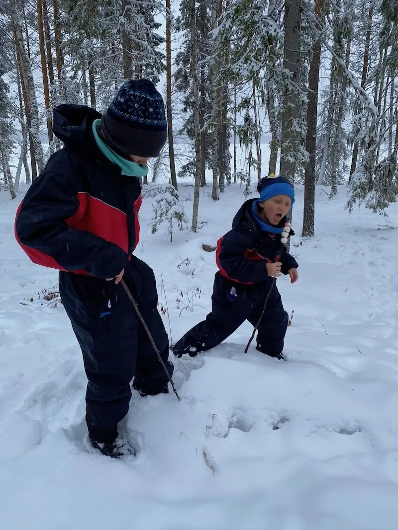 Image - snow adventures at santa claus secret forest of joulukka tour