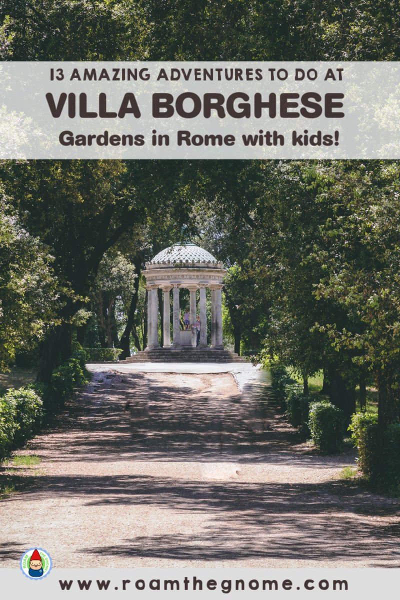 PIN villa borghese with kids