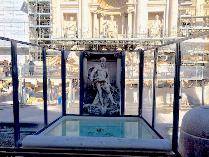 Trevi fountain wishing well 2015