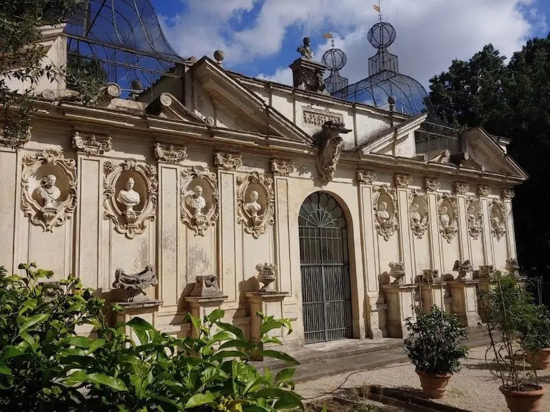 aviary and secret gardens at villa borghese pic by antonino mancuso