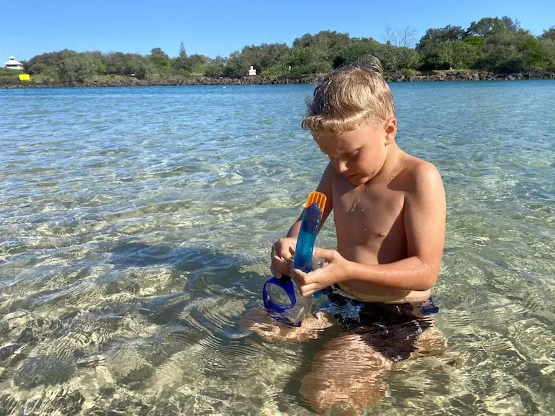 christmas beach clear water pic