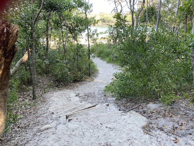 christmas beach entry stairs pic