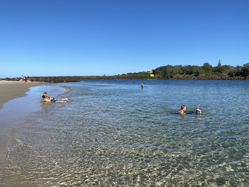 christmas beach view of the bar pic