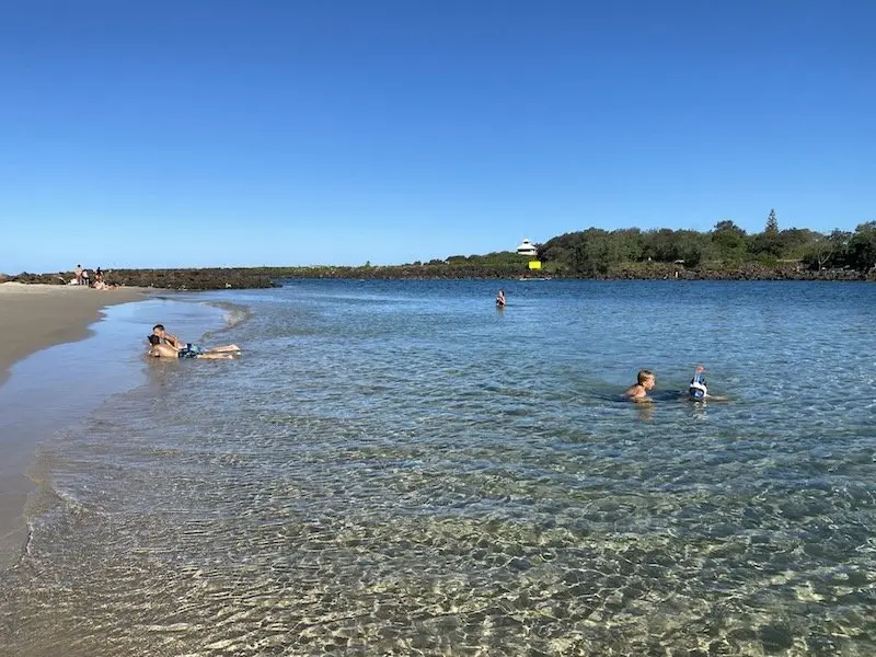 christmas beach view of the bar pic