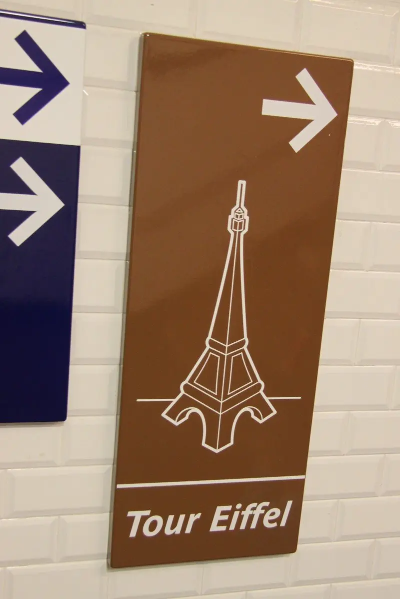 eiffel tower sign pic by richard allaway