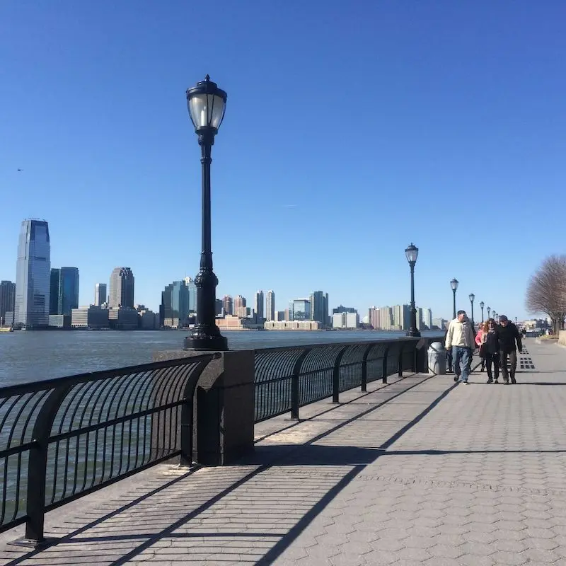 hudson river greenway views pic