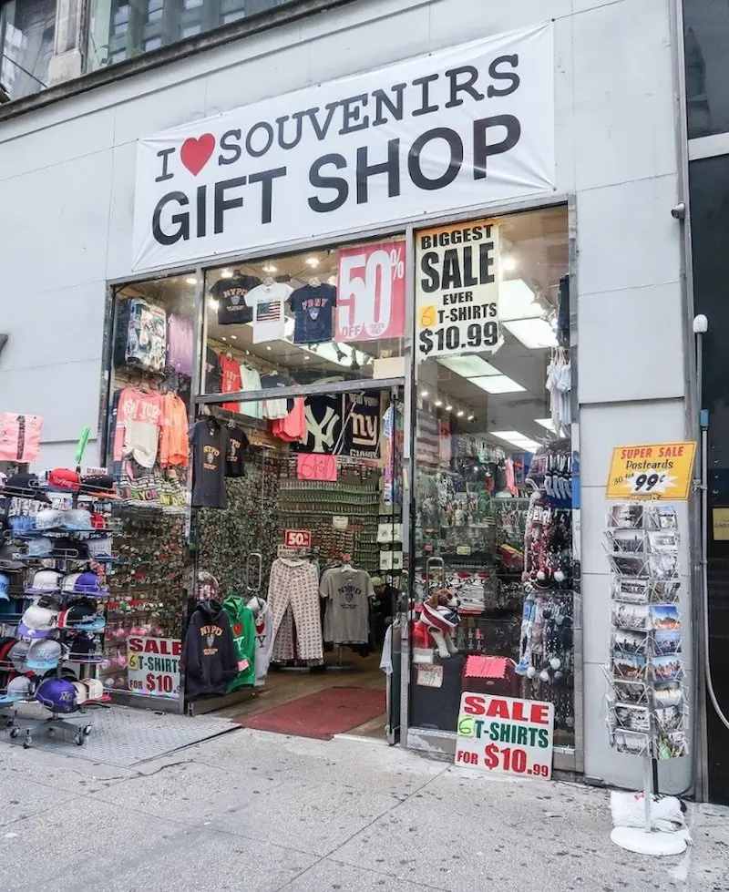 image - I love souvenirs gift shop new york