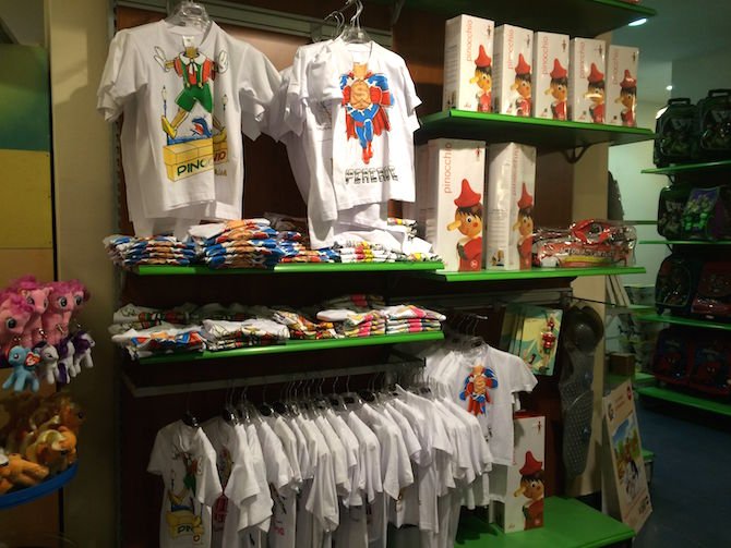 image - Toy Shops in Rome - Pinocchio tshirt