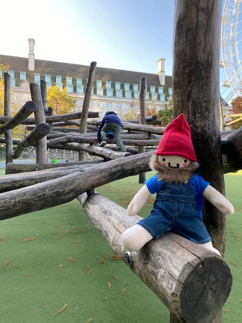 image - roam the gnome at jubilee gardens playground