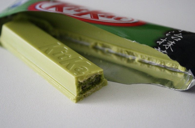 japanese chocolate kitkat green tea by mira pangkey