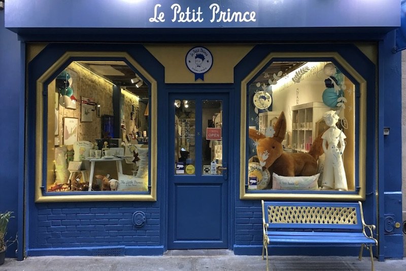 little prince toy shop in paris