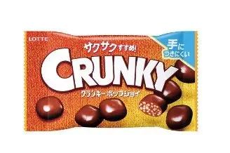 lotte chocolate crunky balls pic