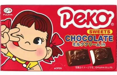 peko milky chocolate pic