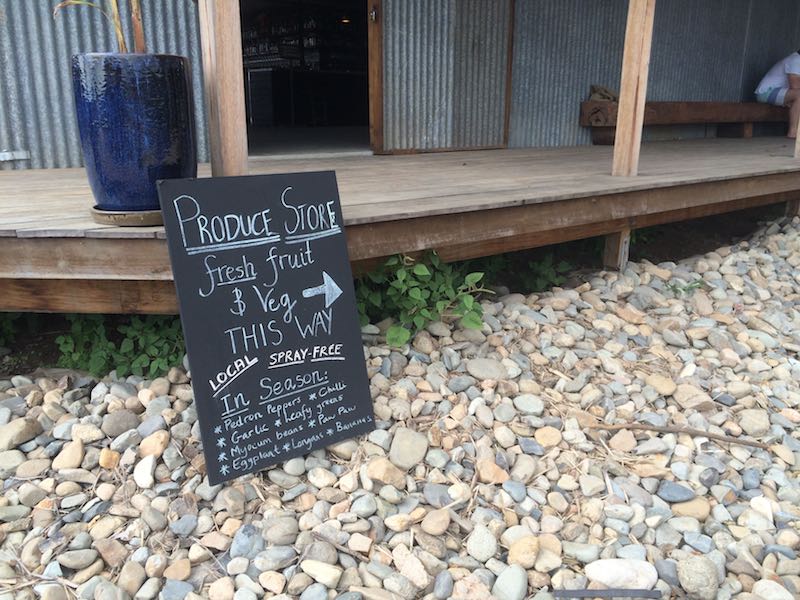 produce store at the farm byron bay sign pic