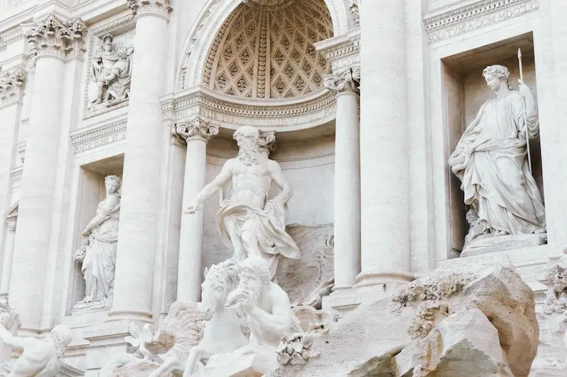 trevi fountain greek-statues-2844464 by martin pechy pexels