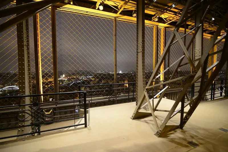 view of eiffel tower iron structure by jorge lascar flickr