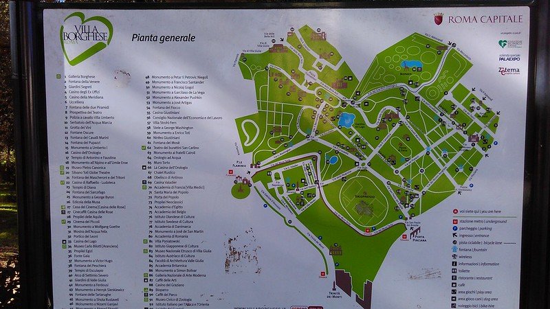 villa borghese map by andres gomez garcia