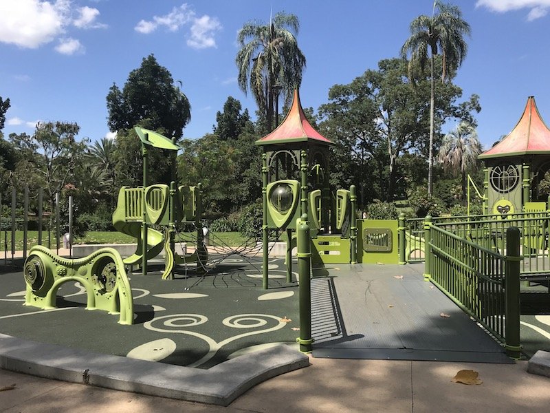 brisbane botanical gardens playground pic