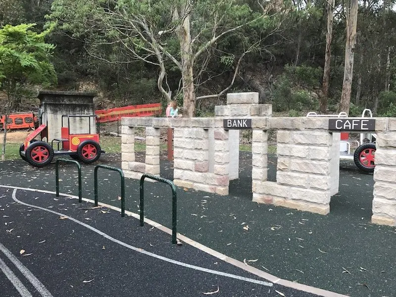 photo - Brightmore Reserve Kids Bike Park_imaginary play shops