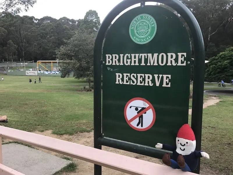 photo - Brightmore Reserve Kids Bike Park_signpost