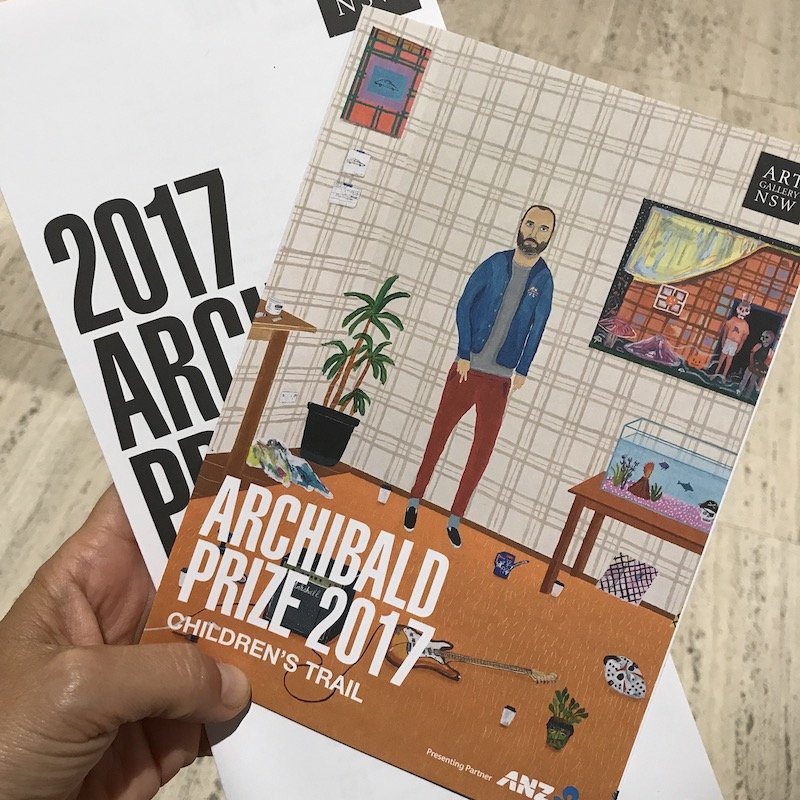 photo - art gallery nsw archibald prize for kids